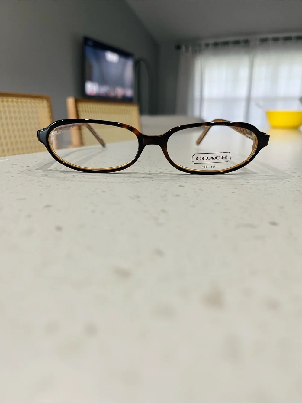 2003 Coach Mackenzie Tortoise Shell Eyeglasses - Picture 4 of 8